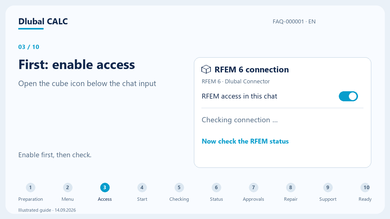 Abilita accesso RFEM